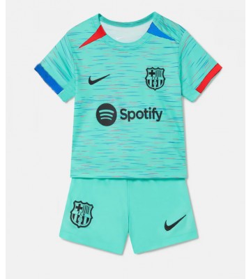 Barcelona Replica Third Stadium Kit for Kids 2023-24 Short Sleeve (+ pants)